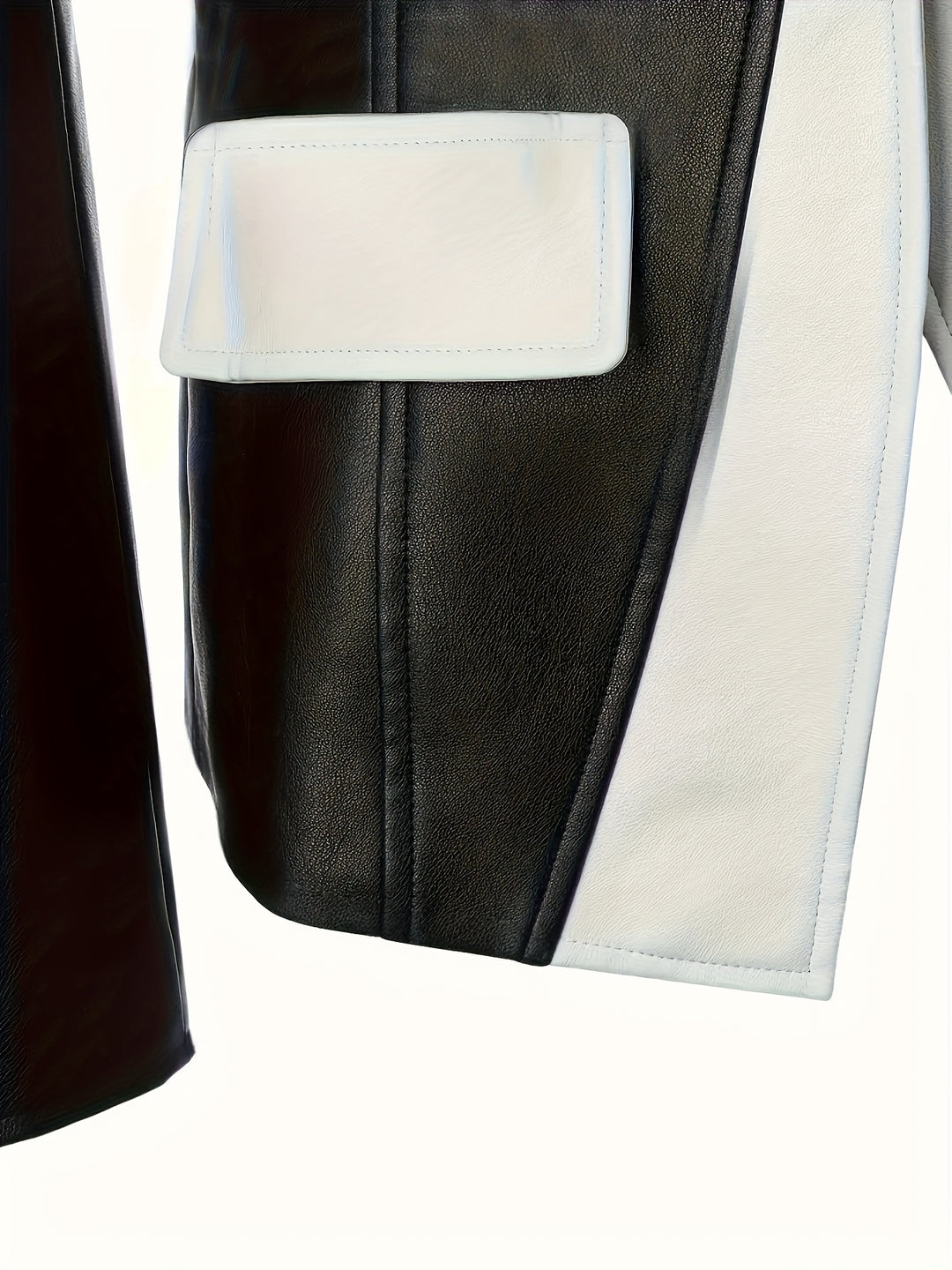 Darana – Damen PU-Veganer Lederjacke mit Reverskragen