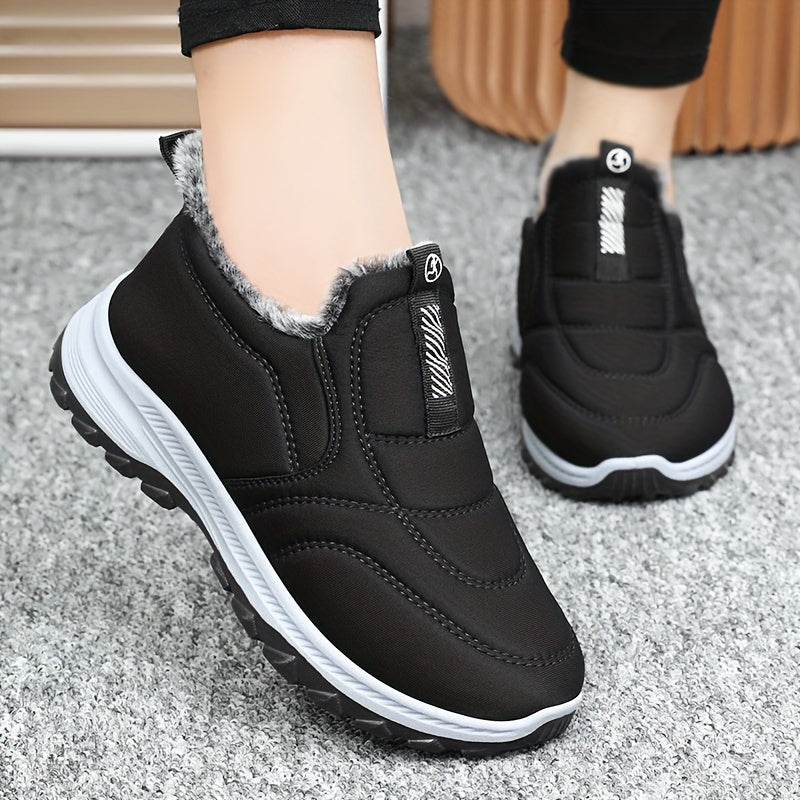 Fabienne – Kuschelige Plus-Size Winter-Booties mit Fleece-Futter