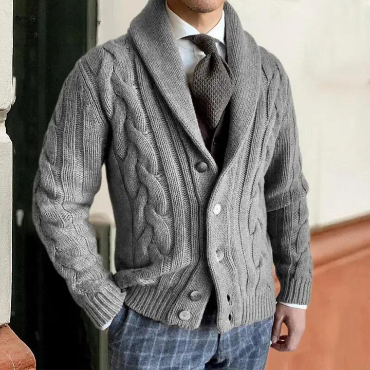 Rory | Gestrickter Herren-Cardigan