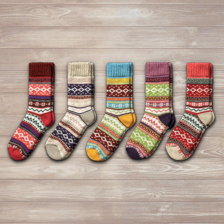 FREYA (5 PAARE) – WOLLSOCKEN FÜR MÄNNER UND FRAUEN