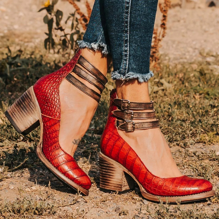 Ginevra™ | Mehrfachriemen-Pumps mit dicker Sohle