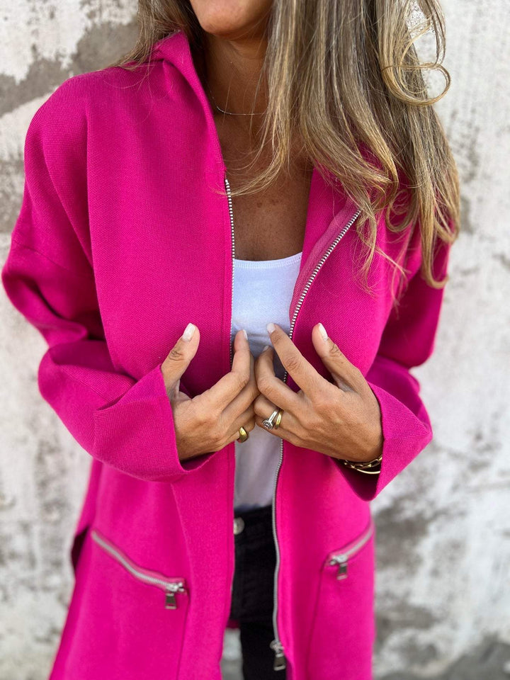 Jula | Cardigan mit Reissverschluss, langärmelig