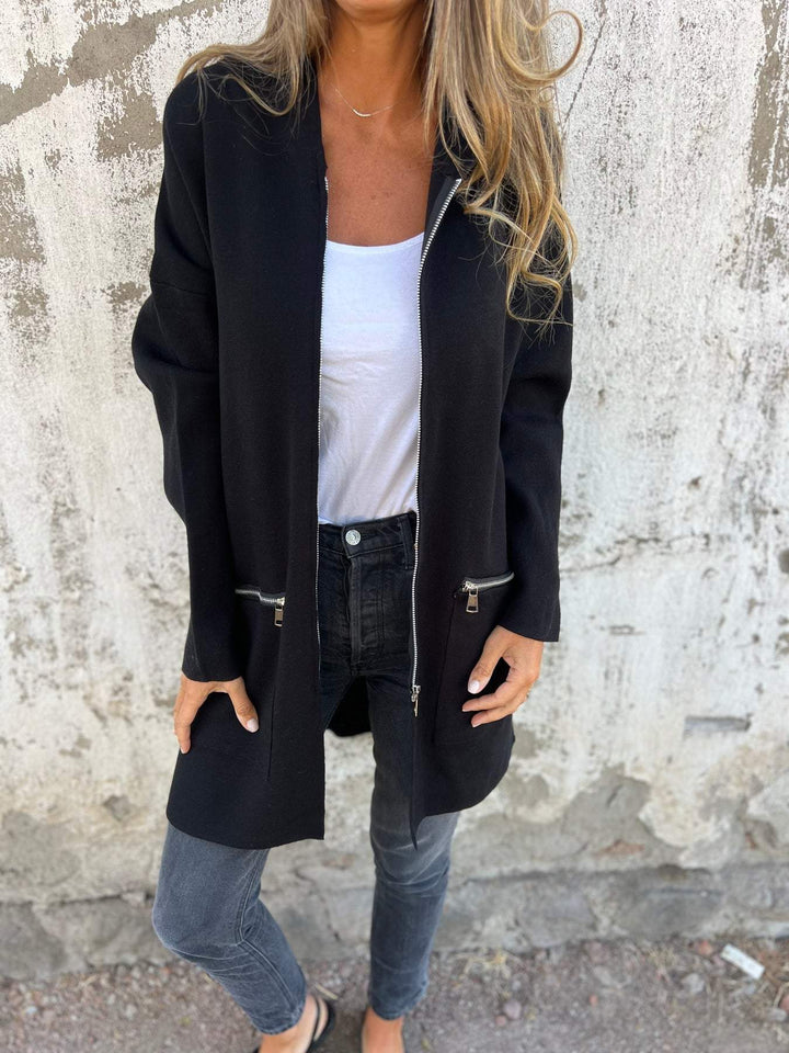 Jula | Cardigan mit Reissverschluss, langärmelig