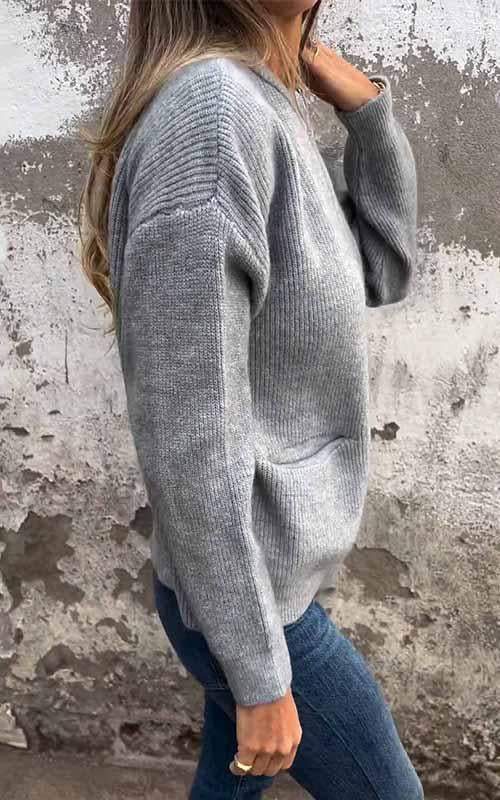 Hilda™ | Kuscheliger Cardigan mit Reißverschluss