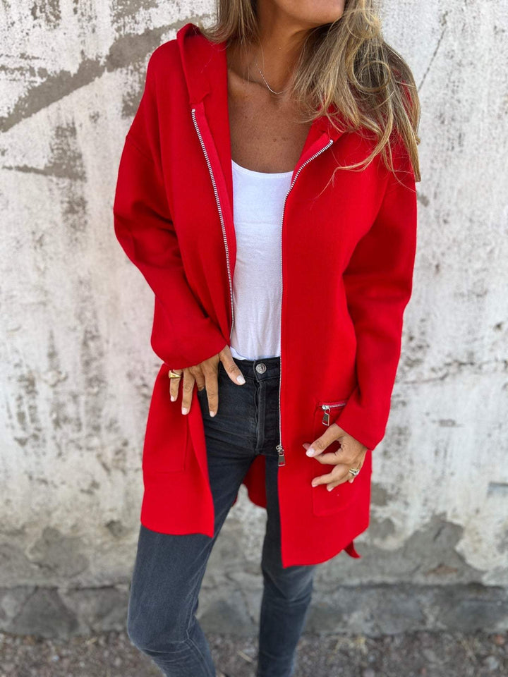 Jula | Cardigan mit Reissverschluss, langärmelig