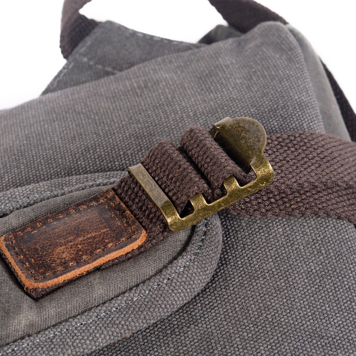 Jonas | Canvas-Veganer Lederrucksack