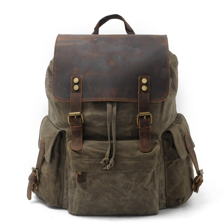 Noah | Rucksack aus gewachstem Canvas