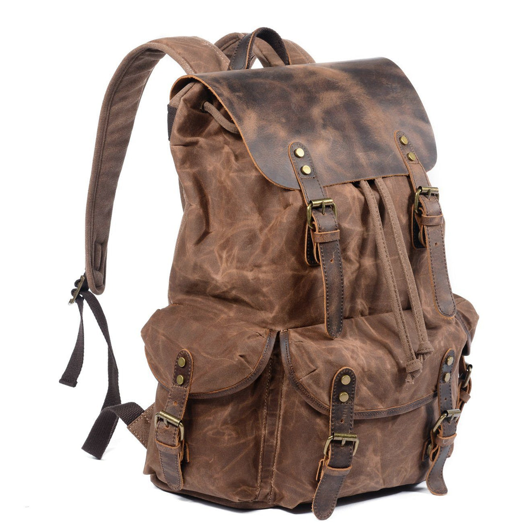 Jonas | Canvas-Veganer Lederrucksack