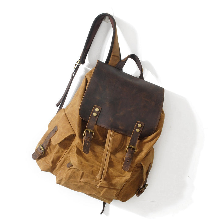 Noah | Rucksack aus gewachstem Canvas