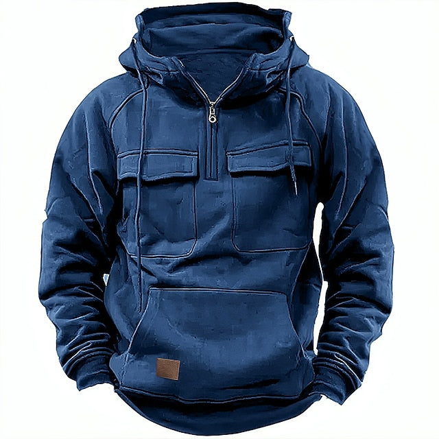 Xavier – Gemütlicher Winter-Hoodie mit Reissverschluss