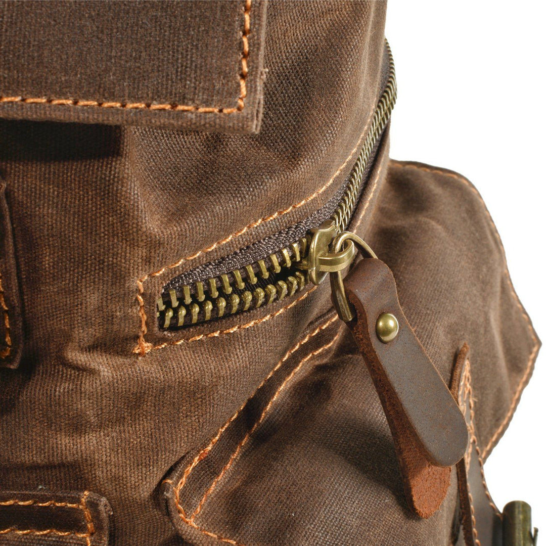 Leon | Canvas-Rucksack mit Kordelzug