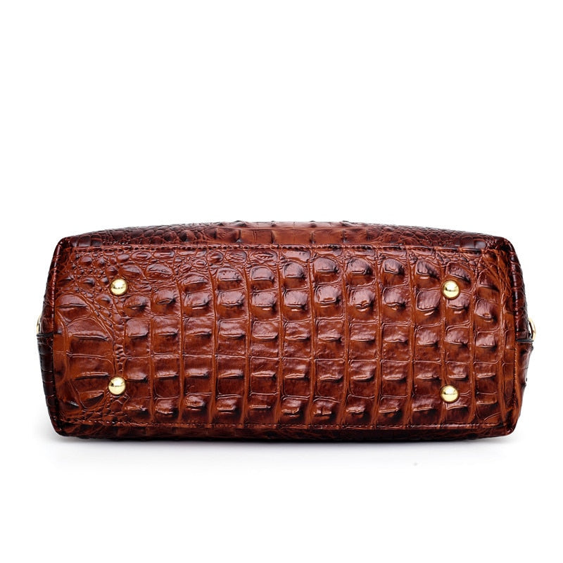 Stella | Elegante handgefertigte Krokodiltasche