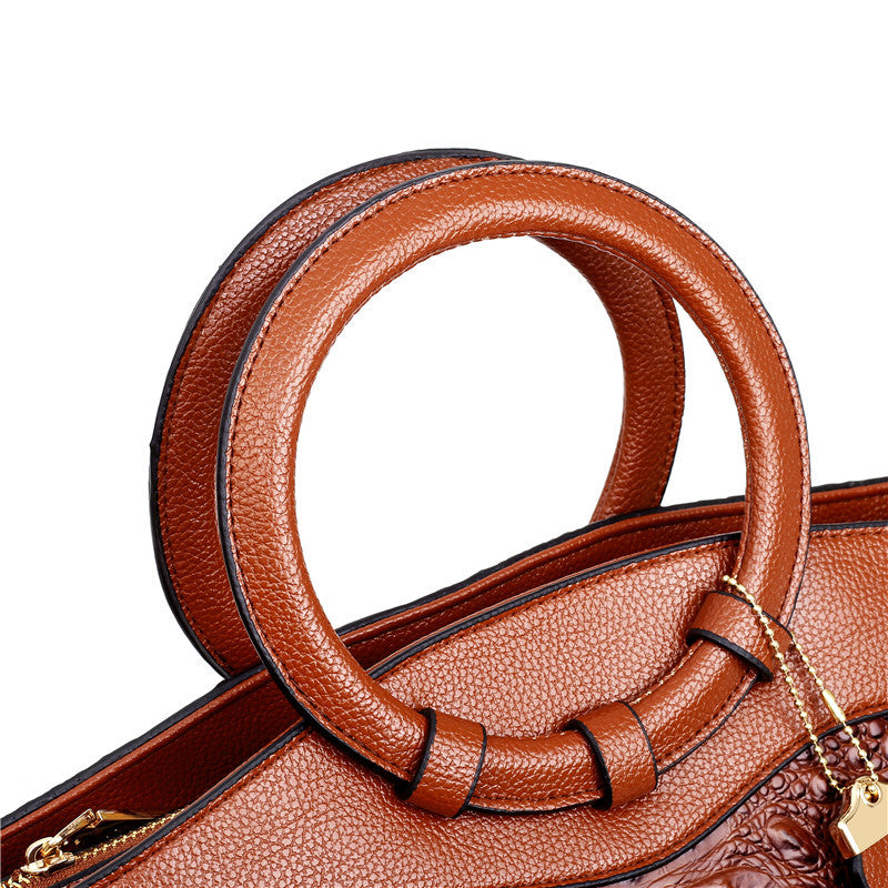 Stella | Elegante handgefertigte Krokodiltasche