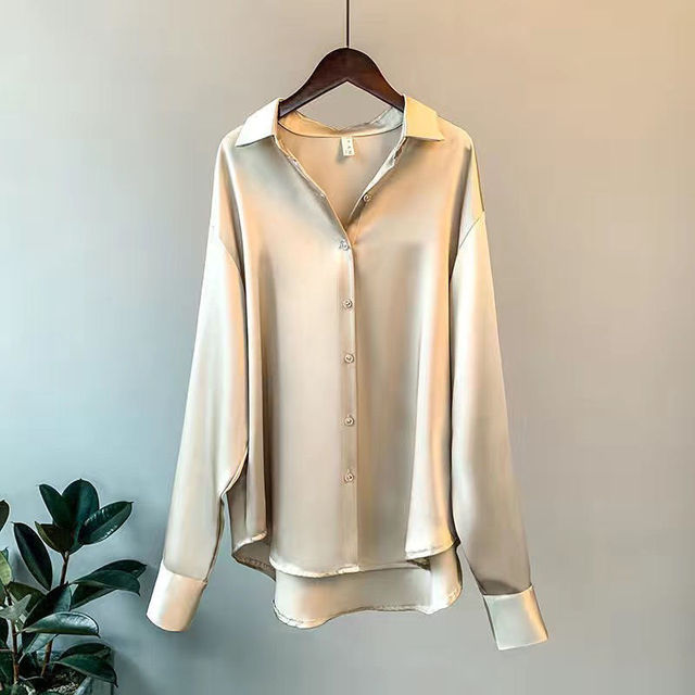 Sandra | Weiches Hemd mit Satin-Feeling