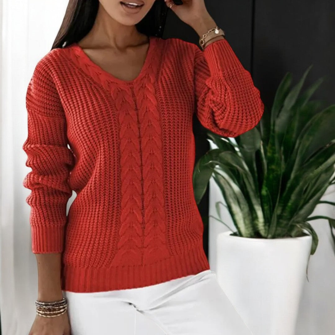 Elin | Klassischer Strickpullover