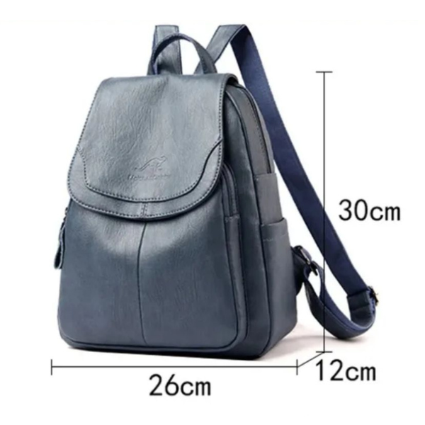 Eda | Diebstahlsicherer Veganer Lederrucksack