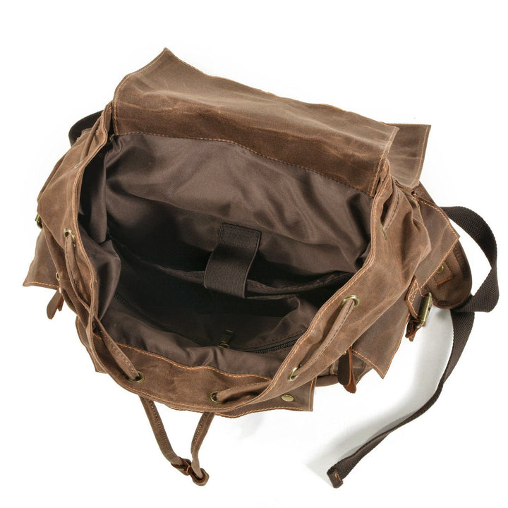 Leon | Canvas-Rucksack mit Kordelzug