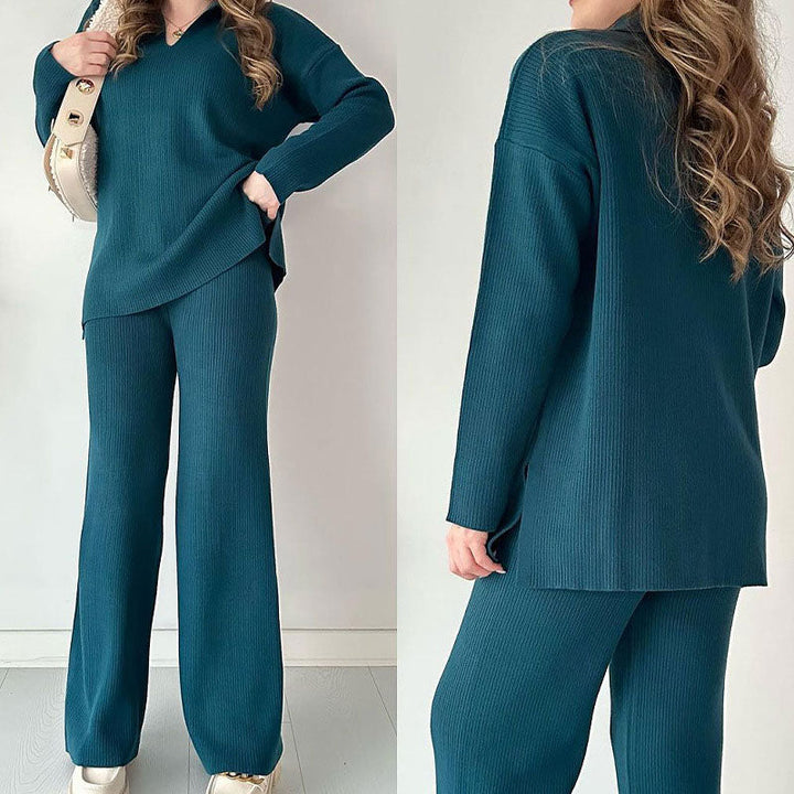 Amalia | Set mit V-Ausschnitt und Hose