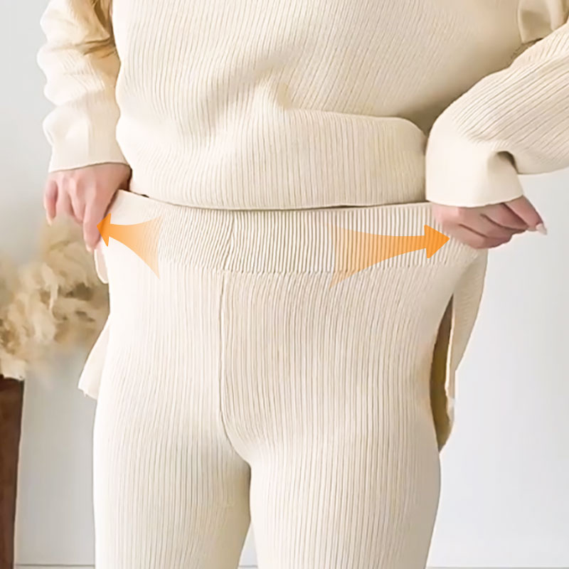 Amalia | Set mit V-Ausschnitt und Hose