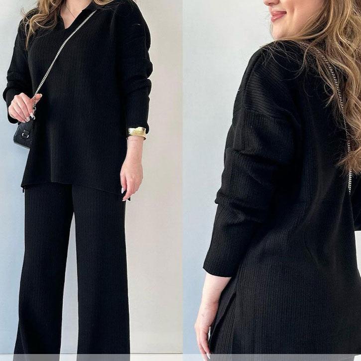 Amalia | Set mit V-Ausschnitt und Hose