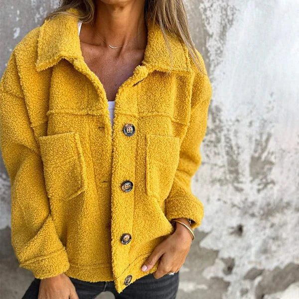 Dion | Kurze Wolljacke mit Revers