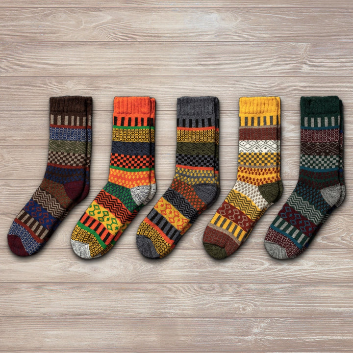 LIV (5 PAAR) - WOLLSOCKEN FÜR MÄNNER UND FRAUEN