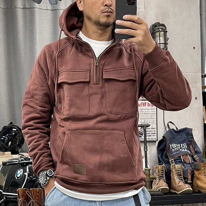 Xavier – Gemütlicher Winter-Hoodie mit Reissverschluss