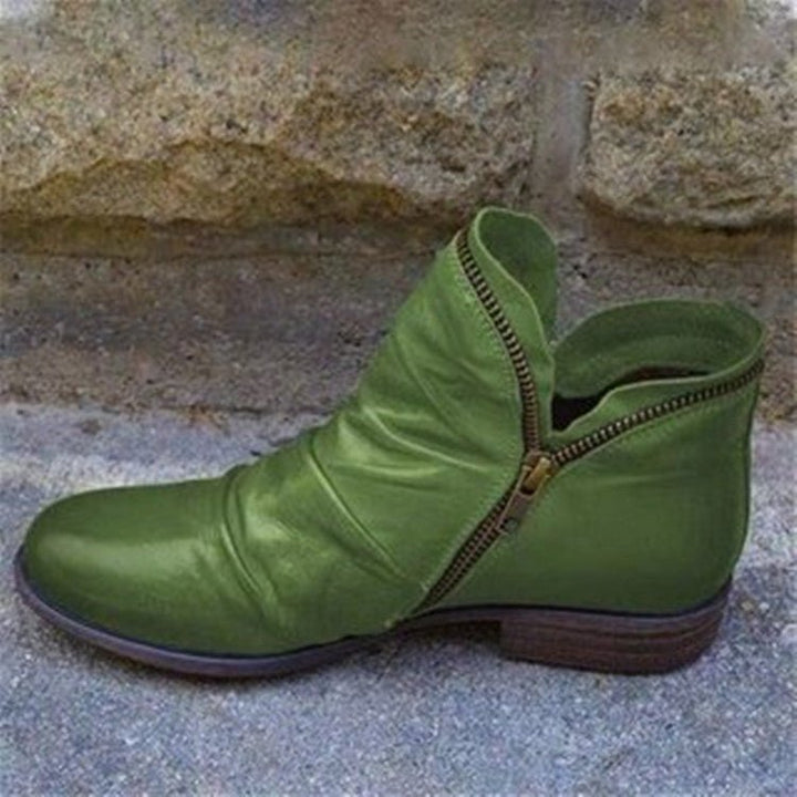 Viannele | Veganer Lederstiefel mit Reissverschluss