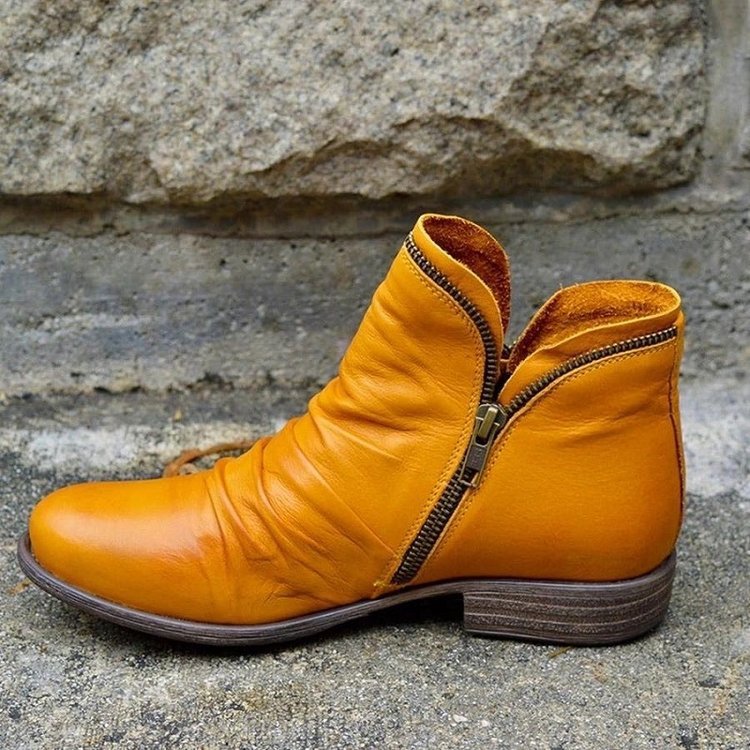 Viannele | Veganer Lederstiefel mit Reissverschluss