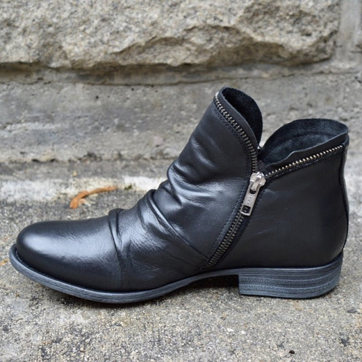 Viannele | Veganer Lederstiefel mit Reissverschluss