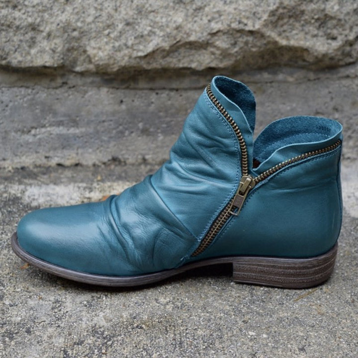 Viannele | Veganer Lederstiefel mit Reissverschluss