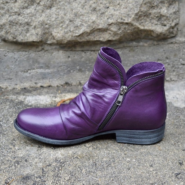 Viannele | Veganer Lederstiefel mit Reissverschluss