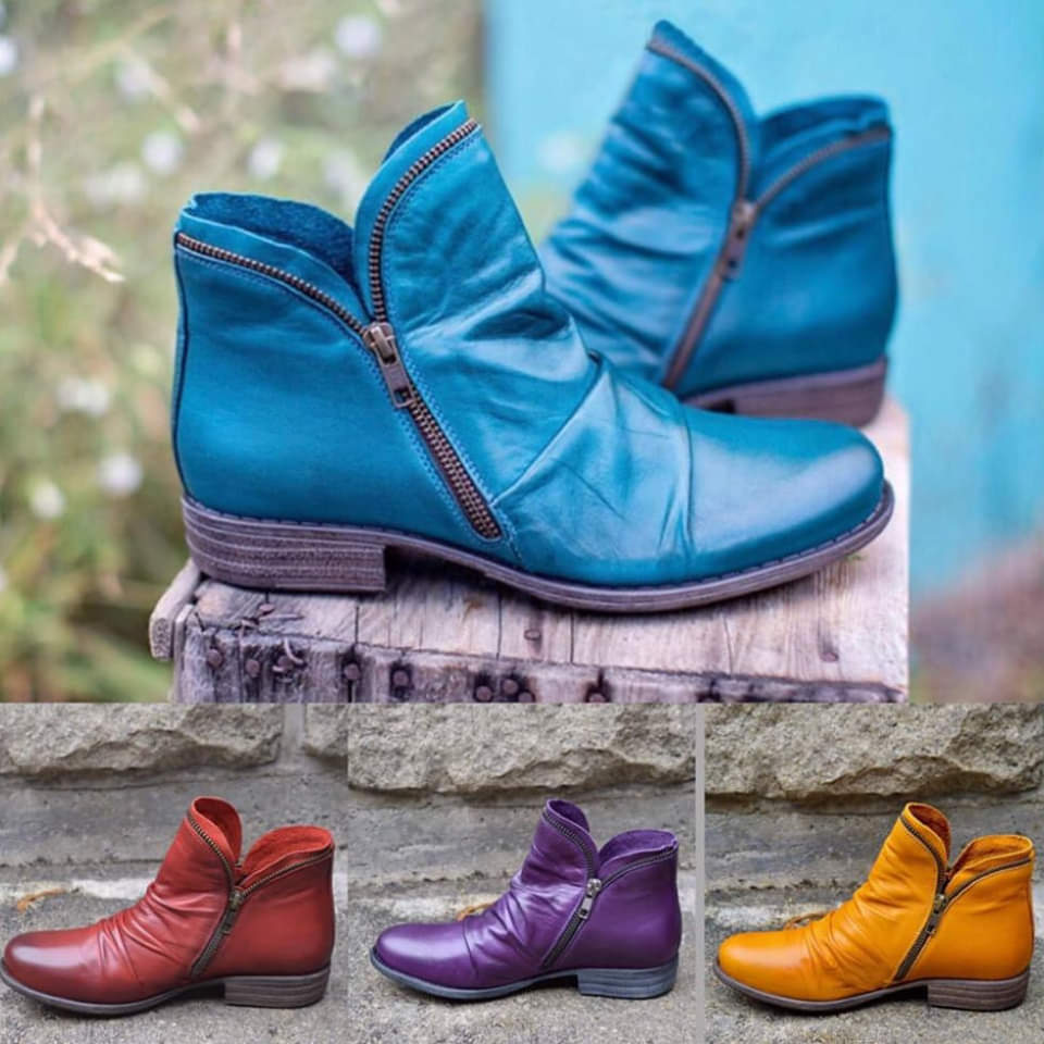 Viannele | Veganer Lederstiefel mit Reissverschluss