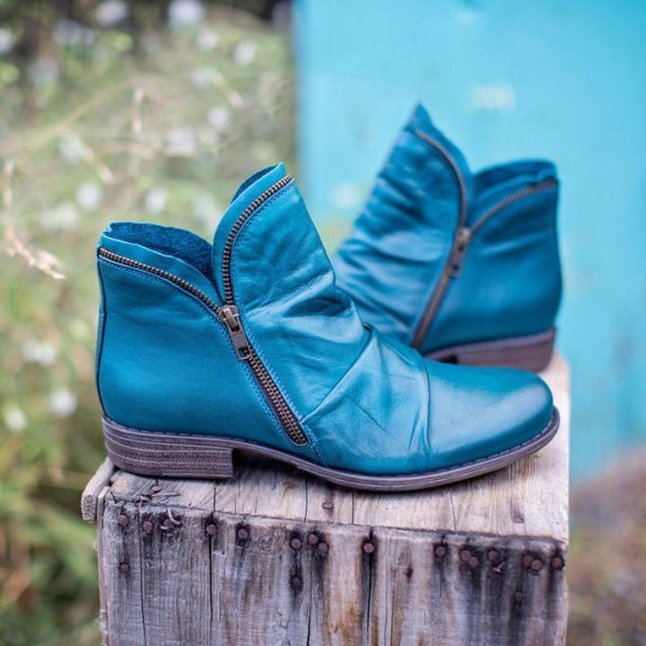 Viannele | Veganer Lederstiefel mit Reissverschluss