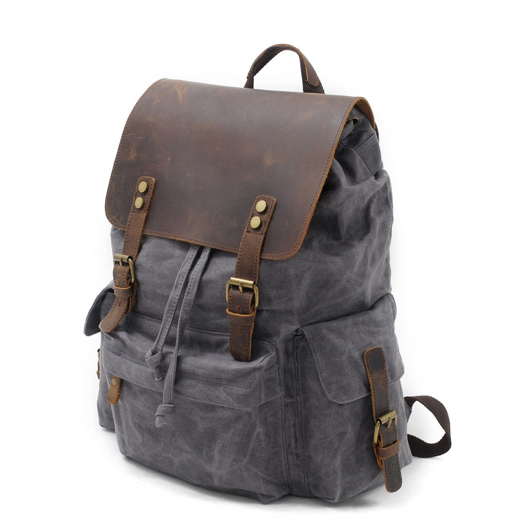 Noah | Rucksack aus gewachstem Canvas
