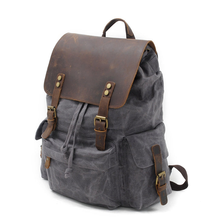 Noah | Rucksack aus gewachstem Canvas