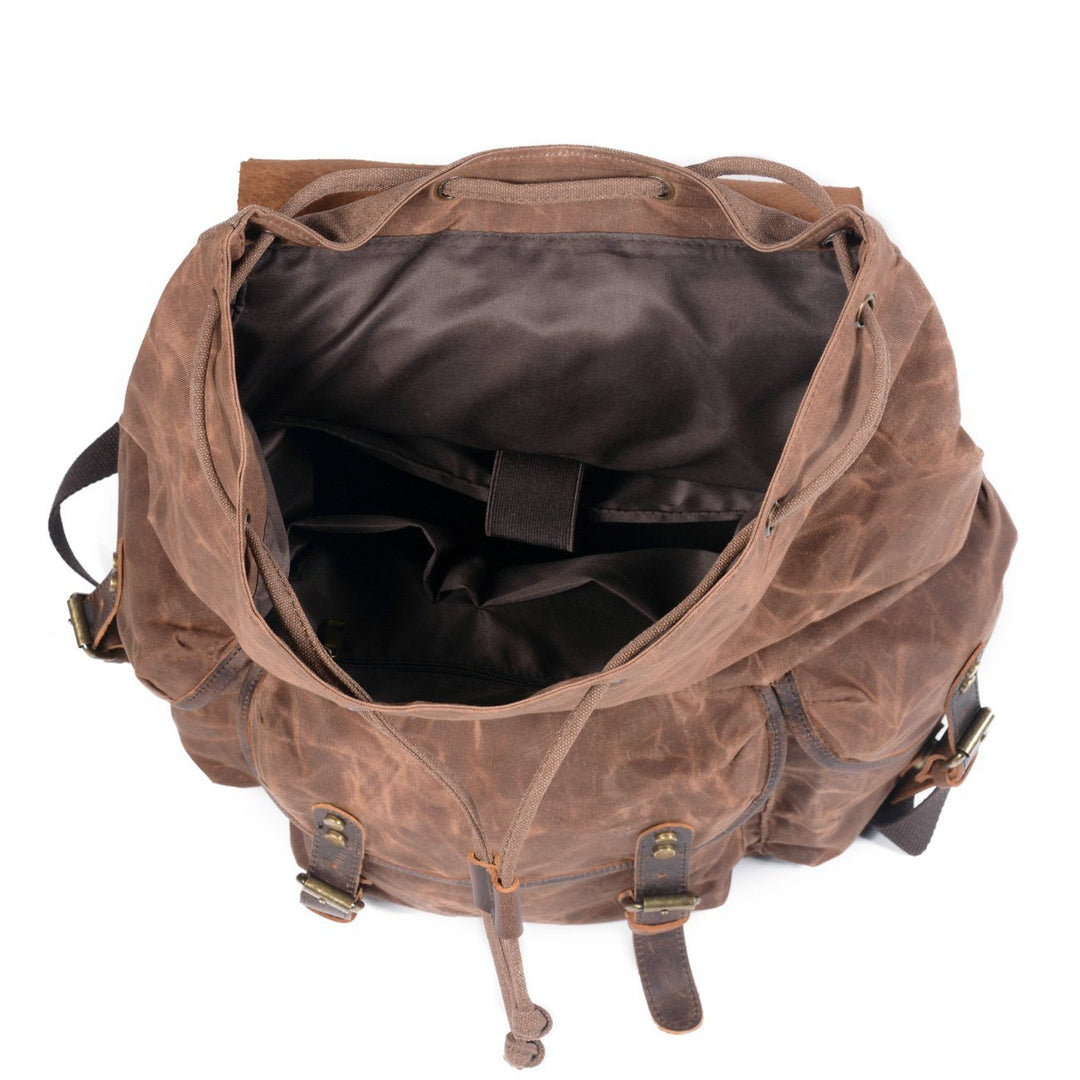 Jonas | Canvas-Veganer Lederrucksack