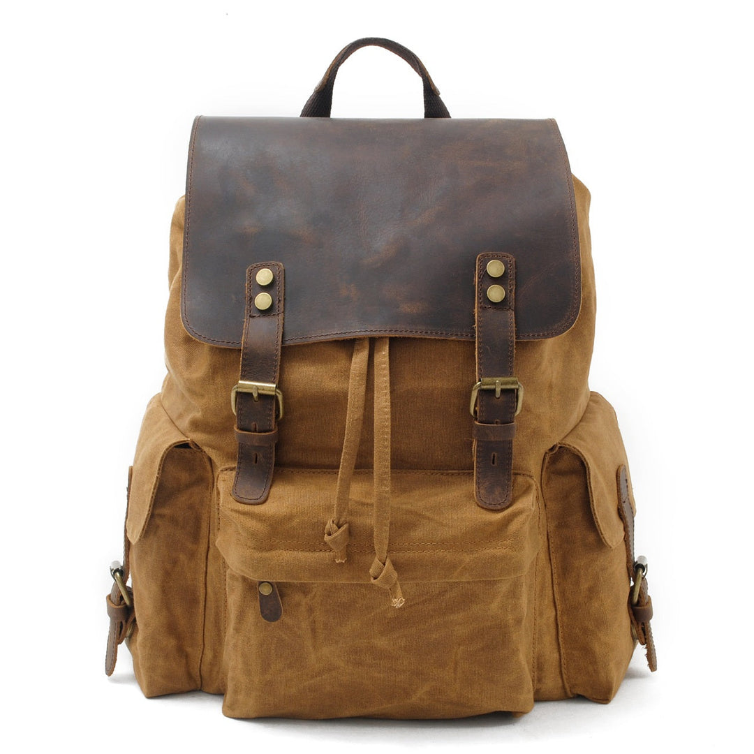 Noah | Rucksack aus gewachstem Canvas