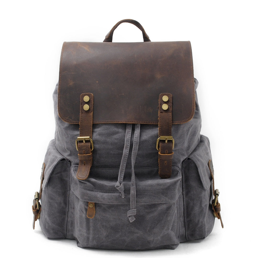 Noah | Rucksack aus gewachstem Canvas