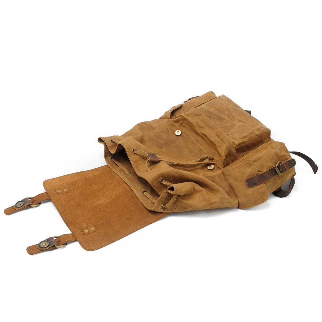 Noah | Rucksack aus gewachstem Canvas