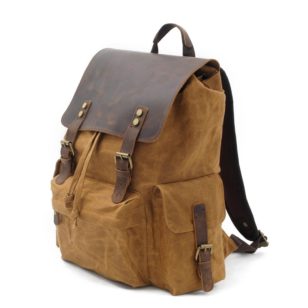 Noah | Rucksack aus gewachstem Canvas