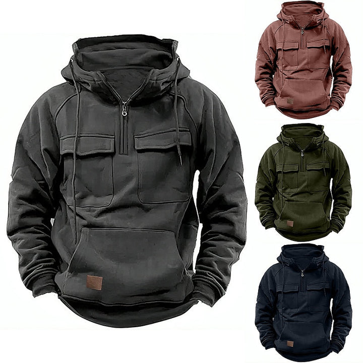 Xavier – Gemütlicher Winter-Hoodie mit Reissverschluss